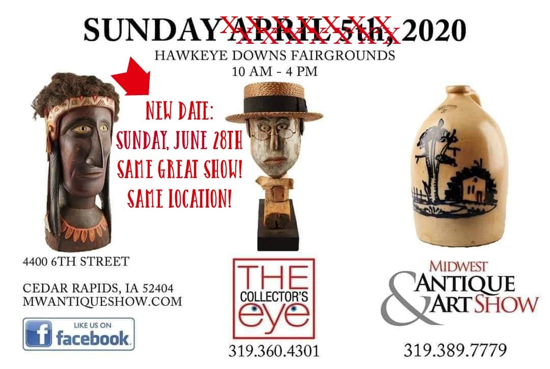 Antiques show in Cedar Rapids, IA